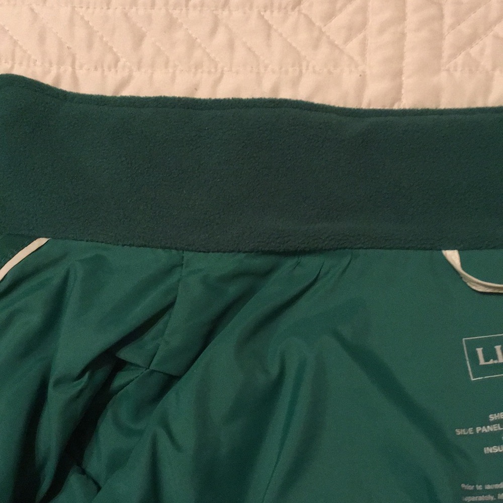 LL Bean quilted jacket with fleece sides - Picture 6 of 10